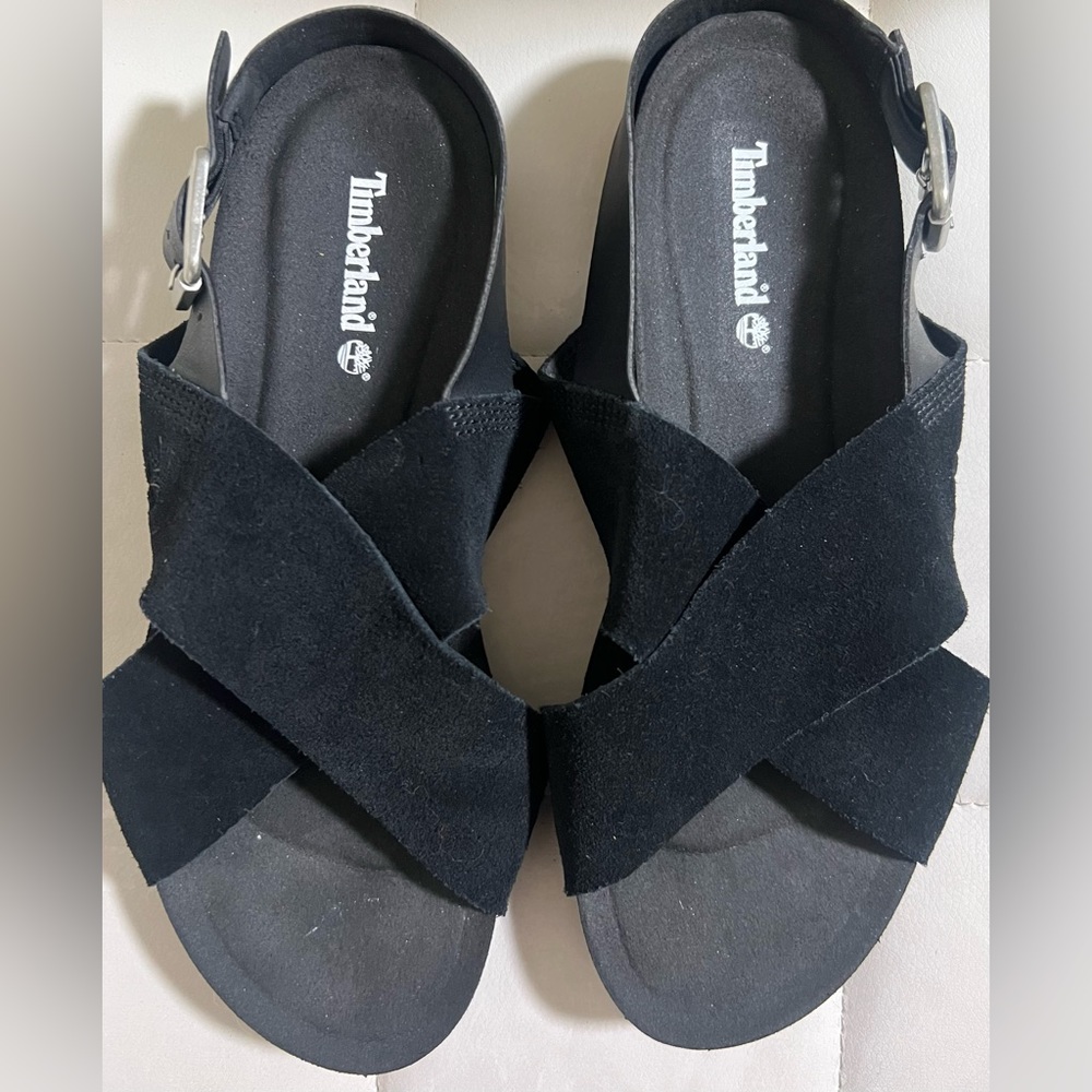 Nwot Timberland Malibu Waves Basic X Strap Black … - image 3